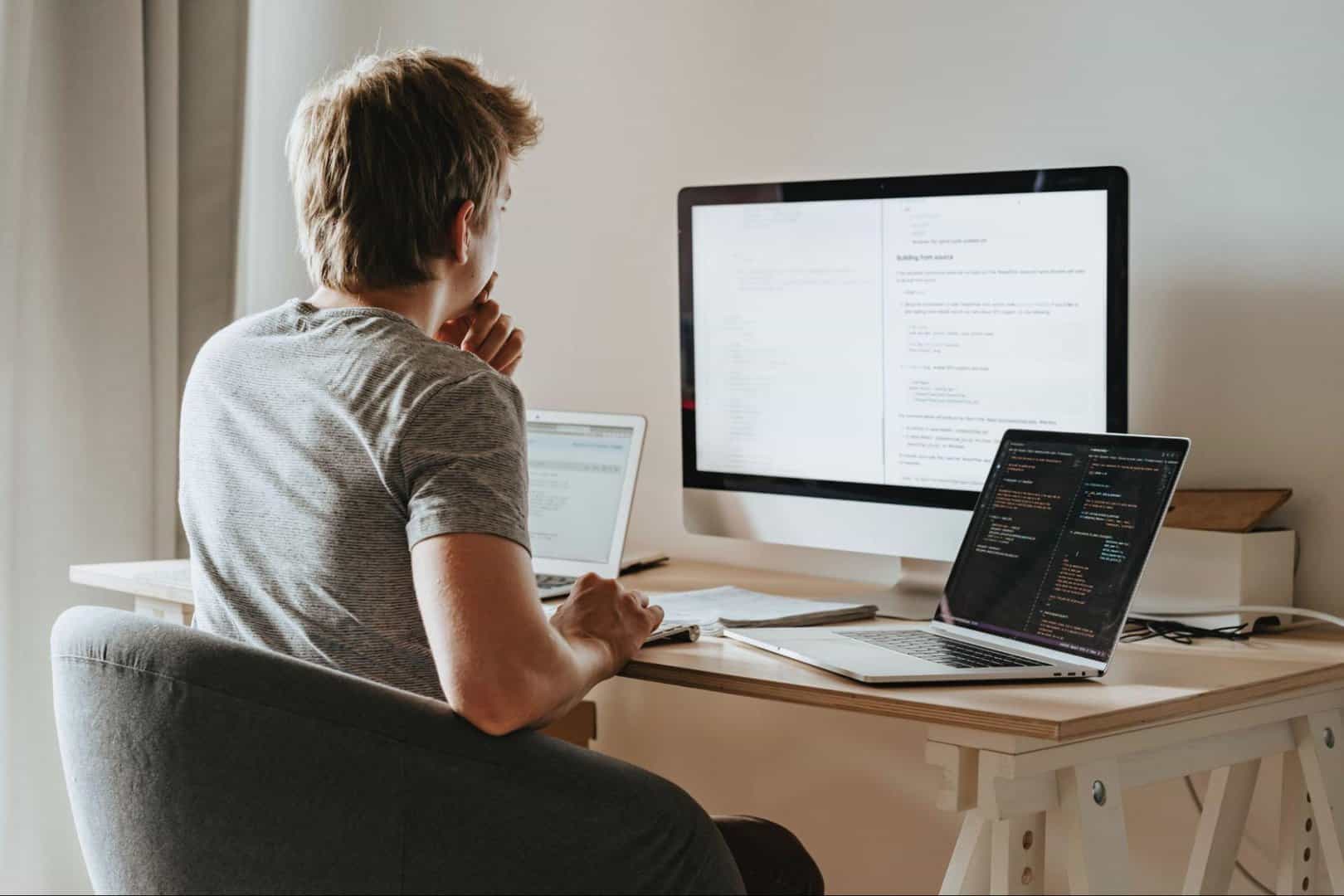 gentleman on laptop