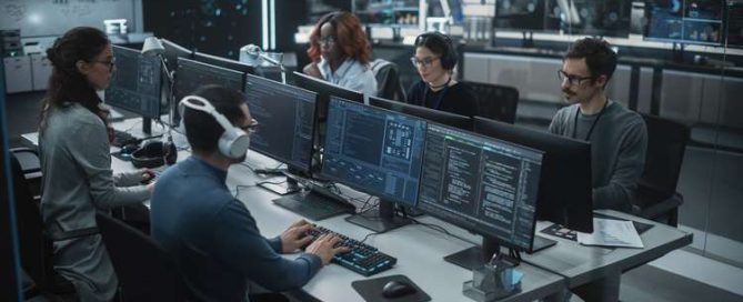 team of it professionals