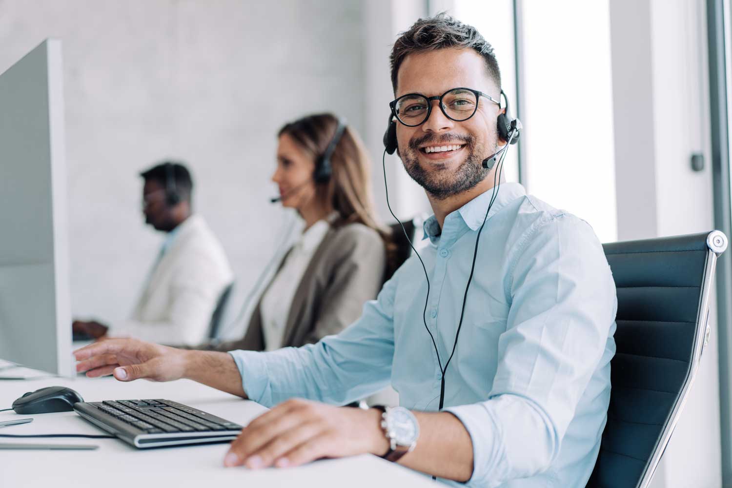 customer service desk