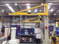 Overhead crane lifting a load inside a Canadian warehouse, the operating environment behind the Prolift IT build