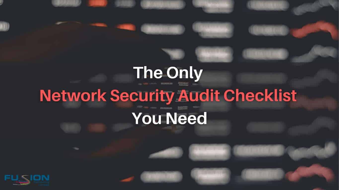 Network Security Audit Checklist